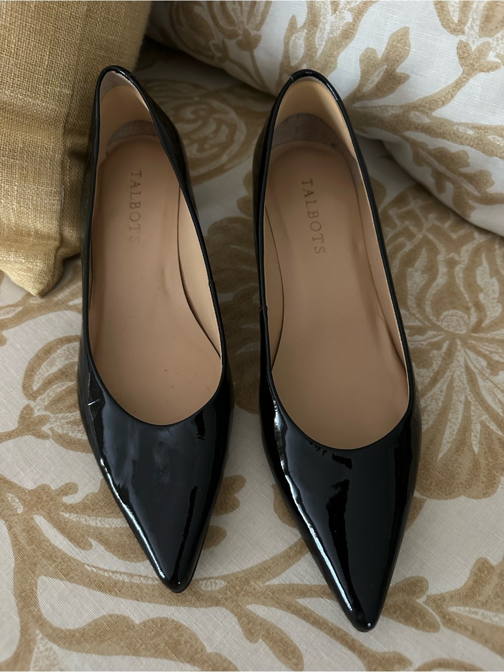 Talbots Patent Leather Kitten Heel Pumps